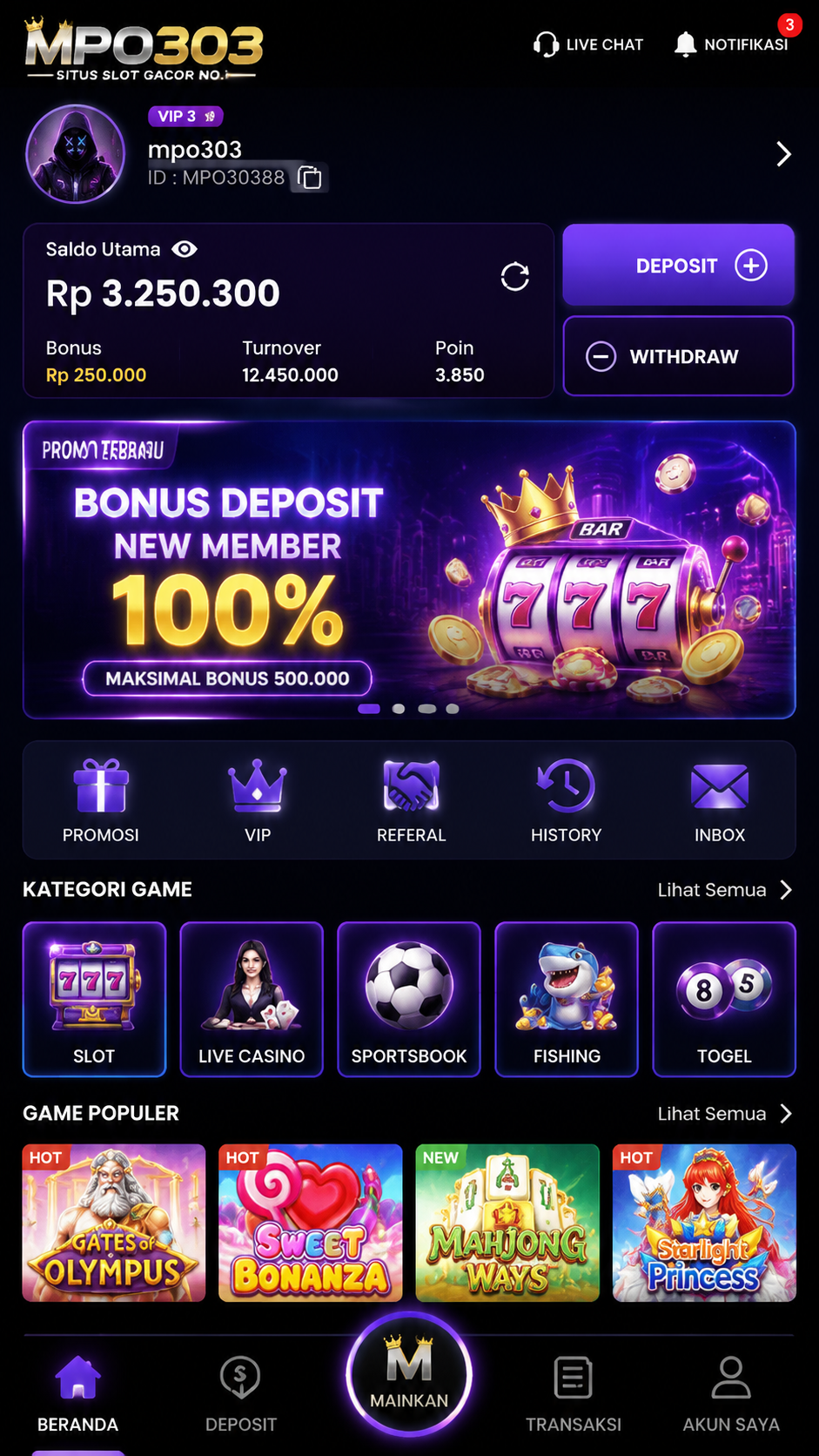 Screenshot 3 mpo303